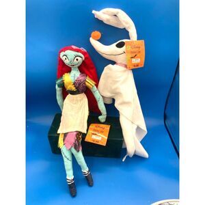 Disney Kcare Poseable Sally 18" & Zero dog ghost toys Nightmare before Christmas